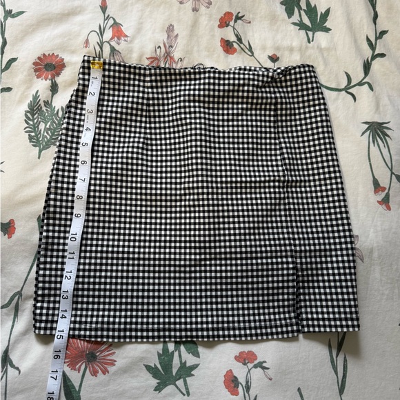 Papaya Black and White Gingham Mini Skirt - Picture 5 of 5